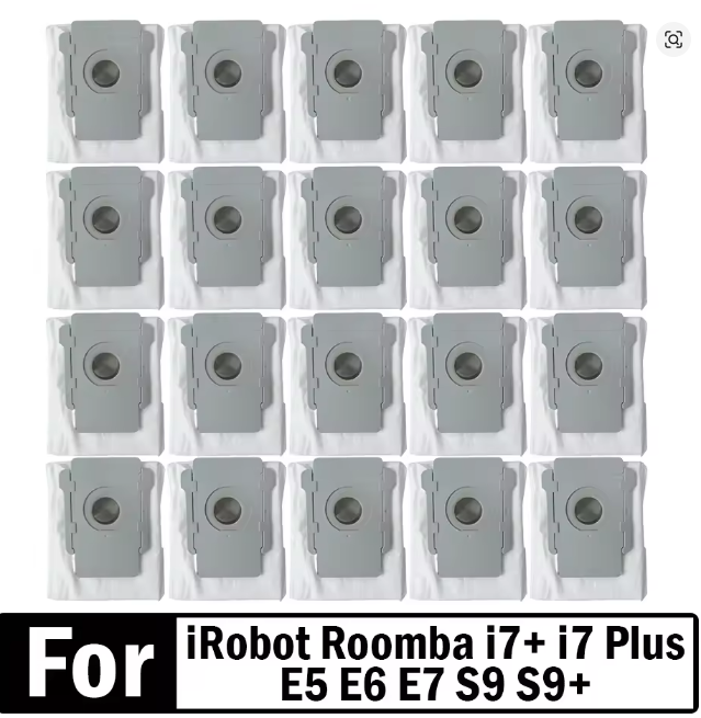Dust Bag Accessories for iRobot Roomba i7/i7+, E5, E6, E7, S9/S9+ – Replacement Vacuum Cleaner Bags & Spare Parts