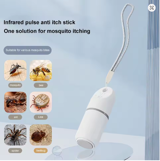 1/2 Pcs Electronic Mosquito Bite Relief Pen – Chemical-Free Anti-Itch Insect Bite Treatment for Camping & Travel
