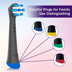 16PCS Compatible with Oral-B iO Series 3–10 Ultimate Clean Electric Toothbrush Replacement Heads