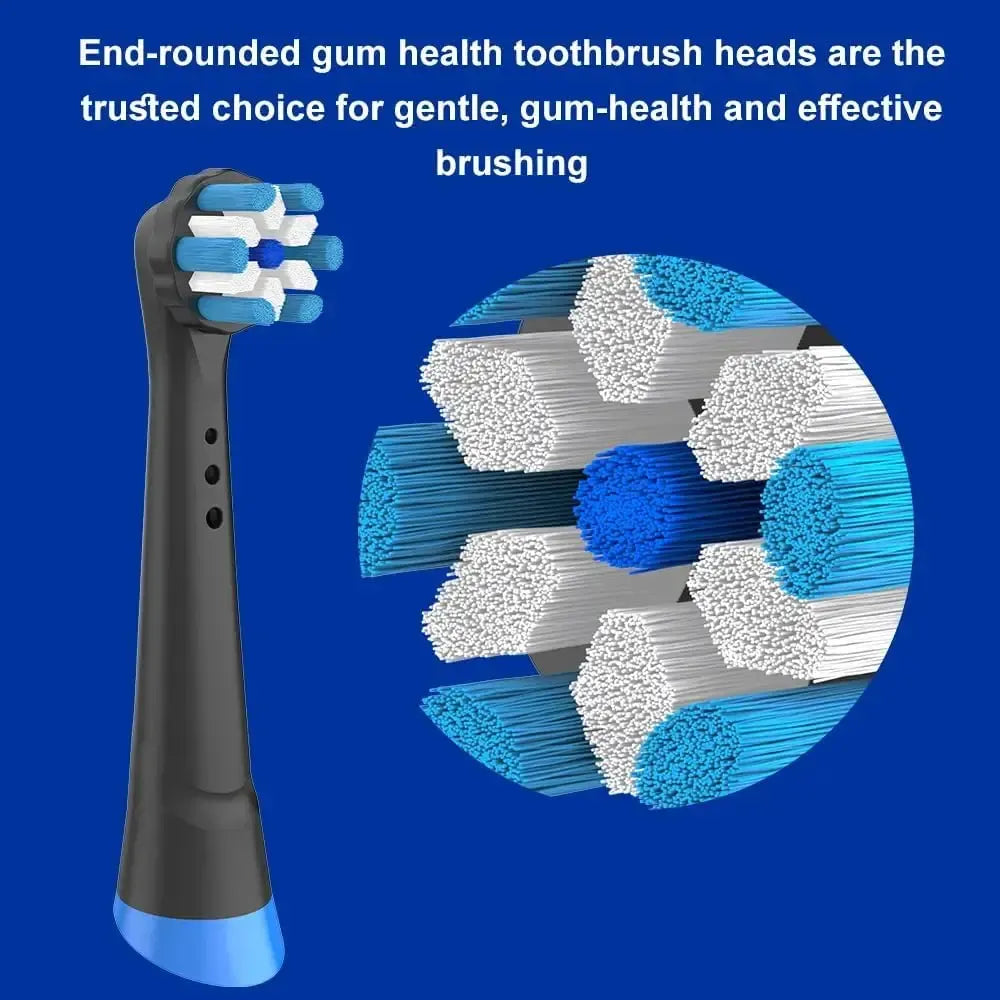 16PCS Compatible with Oral-B iO Series 3–10 Ultimate Clean Electric Toothbrush Replacement Heads