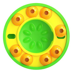 Interactive Dog Puzzle Toy & Slow Feeder – IQ-Boosting Food Dispenser Bowl with Non-Slip Base for Puppy Training and Slow Eating