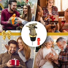 Dual-Function Faucet Bottle Dispenser & Wine Stopper – Fun Whiskey and Cocktail Pourer, Kitchen Bar Accessory