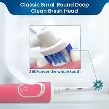 Oral-B D100 Electric Toothbrush, 2D Vitality Cleaning, Waterproof with Timer and Inductive Charger