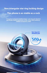 Magnetic Phone Holder with Vacuum Suction – Foldable & Adjustable Car Mount with Non-Slip Base for Busy Commuters