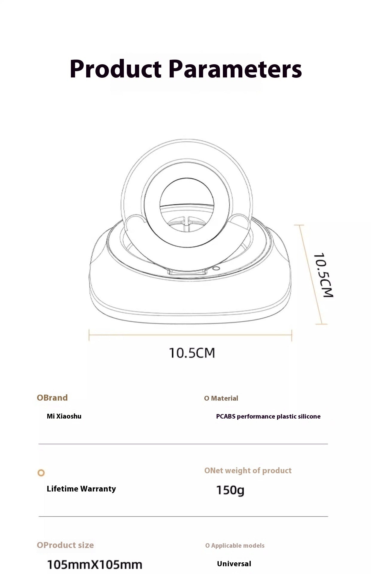 Magnetic Phone Holder with Vacuum Suction – Foldable & Adjustable Car Mount with Non-Slip Base for Busy Commuters