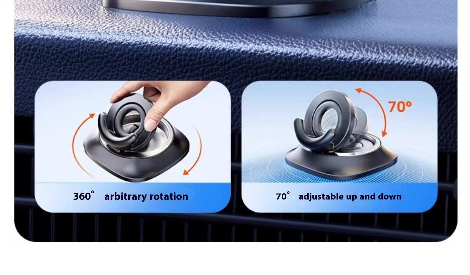 Magnetic Phone Holder with Vacuum Suction – Foldable & Adjustable Car Mount with Non-Slip Base for Busy Commuters