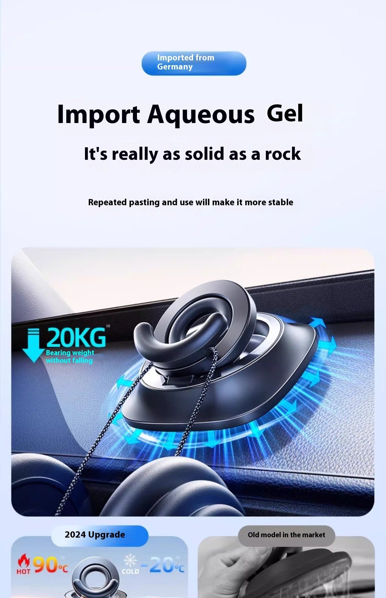 Magnetic Phone Holder with Vacuum Suction – Foldable & Adjustable Car Mount with Non-Slip Base for Busy Commuters