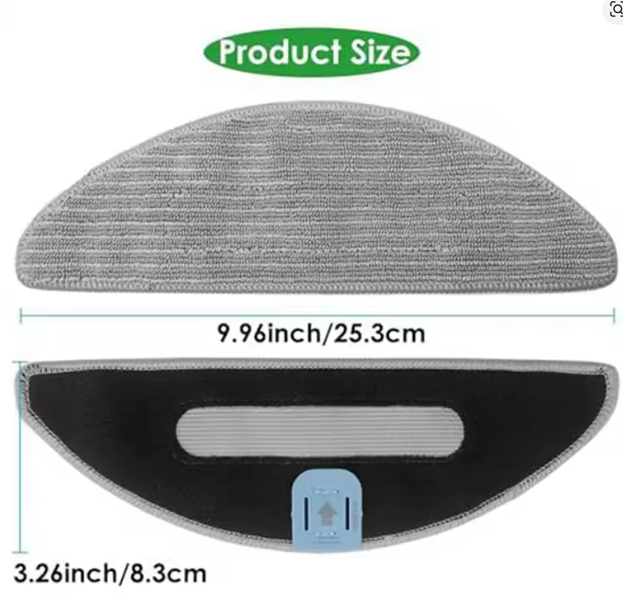B02C Mop Cloth Pads for iRobot Roomba Combo I5/I5+, J5/J5+ – Vacuum Cleaner Accessories