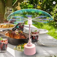 Portable Mosquito & Fly Repellent Fan – Ideal for Street Vending, Camping, and Picnics