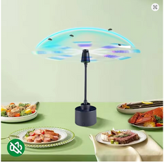 Portable Mosquito & Fly Repellent Fan – Ideal for Street Vending, Camping, and Picnics