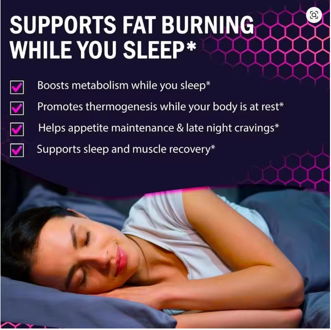 Nighttime Fat-Burning Gummies for Women – Fast Metabolism & Energy Booster