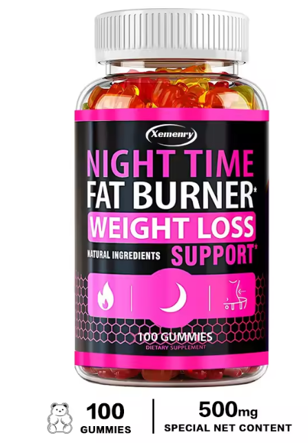 Nighttime Fat-Burning Gummies for Women – Fast Metabolism & Energy Booster