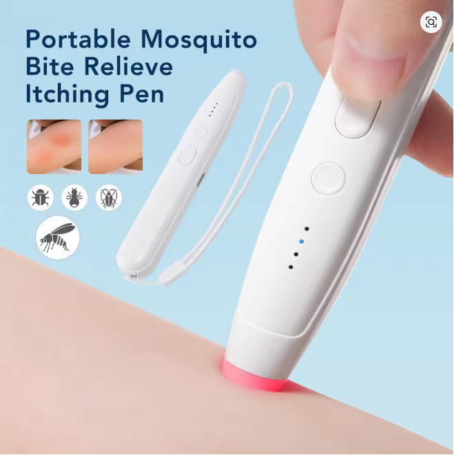 Portable Mosquito Bite Relief Pen – Natural Anti-Itch Solution for Adults & Kids, Ideal for Outdoor Camping & Travel