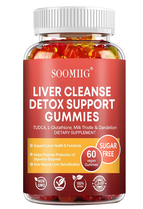SOOMIIG Liver Cleanse & Detox Gummies – With Milk Thistle Extract for Liver Support, Detoxification & Purification