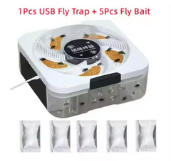 Electric Pest Killer USB Insect Catcher – Automatic Fly Trap, Pest Repeller & Control Device for Indoor/Outdoor Use