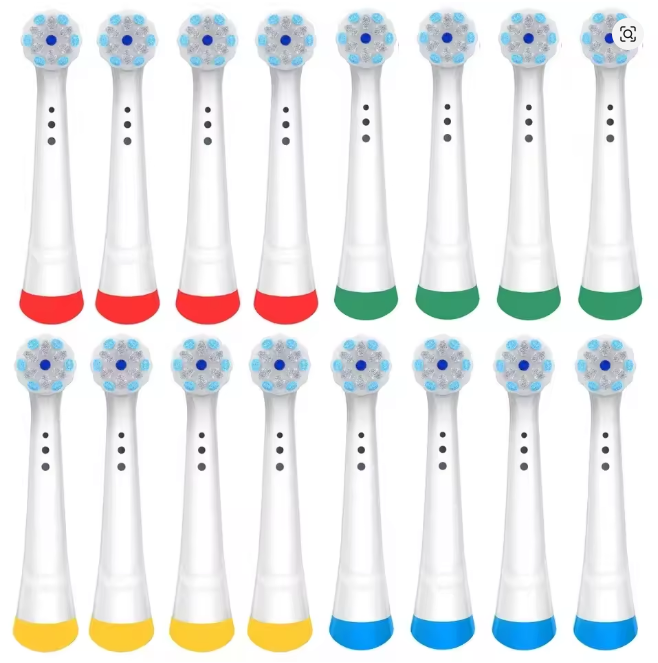 16PCS Compatible with Oral-B iO Series 3–10 Ultimate Clean Electric Toothbrush Replacement Heads