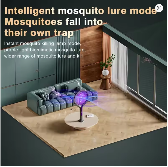 Xiaomi 2-in-1 Electric Mosquito Swatter & Killer Lamp – Retractable Indoor/Outdoor Mosquito Trap and Zapper